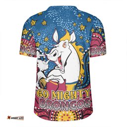 Brisbane Broncos Custom Custom With Aboriginal Inspired Style Of Dot Painting Patterns Rugby Jersey
