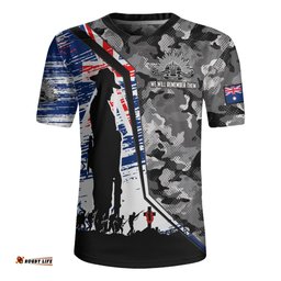 Australia Remembrance Day Heroic Soldier Legacy Rugby Jersey
