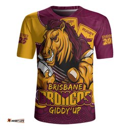 Brisbane Broncos Battle For Glory Rugby Finals Edition Rugby Jersey