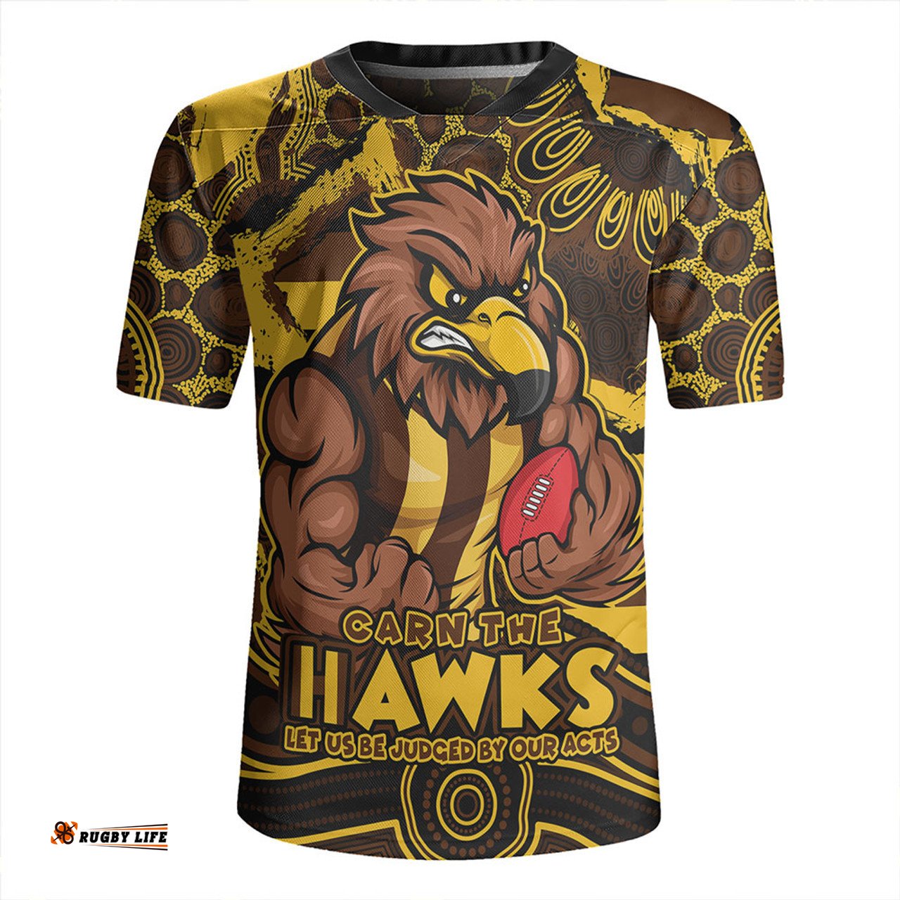 Hawthorn Blazing Spirit Of Victory Rugby Jersey