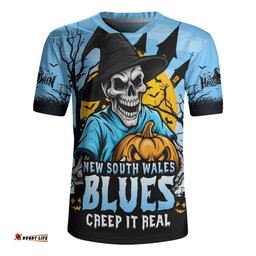 New South Wales Blues Dark Moon Rugby Halloween Battle Edition Rugby Jersey