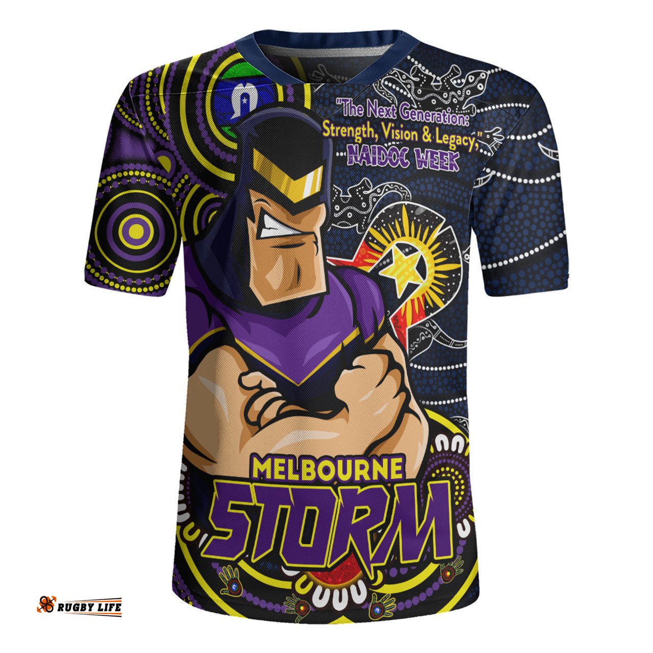 Melbourne Storm Spirit Of NAIDOC Series Rugby Jersey