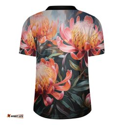 Australia Waratah Waratah Oil Painting Abstract Ver2 Rugby Jersey