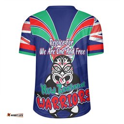 New Zealand Warriors Happy Australia Day We Are One And Free Rugby Jersey