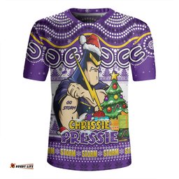 Melbourne Storm Aussie Ugly Christmas For Die Hard Fan Supporters Rugby Jersey