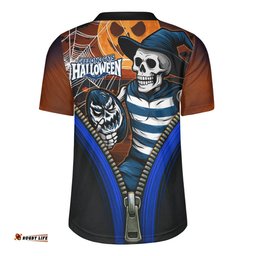 Geelong Cats Halloween Night Reaper Zipper Rugby Jersey