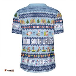 New South Wales Christmas Custom Happy Chrissie Ugly Style Rugby Jersey