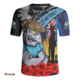 New South Wales Blues United In Spirit Anzac Day Tribute Rugby Jersey