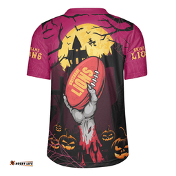 Brisbane Lions Full Moon Fever Halloween Supporter Rugby Jersey