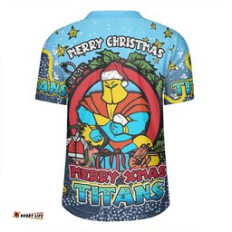 Gold Coast Titans Christmas Custom Merry Christmas Our Beloved Team With Aboriginal Dot Art Pattern Rugby Jersey