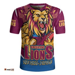 Brisbane Lions Final Clash Battle Edition Rugby Jersey