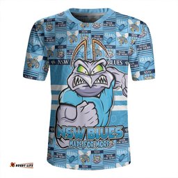 New South Wales Blues Champion���s Pride Comic Style Rugby Jersey