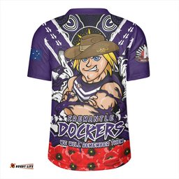 Fremantle Ripped Legacy Of The Game The ANZAC Spirit Lives On Rugby Jersey