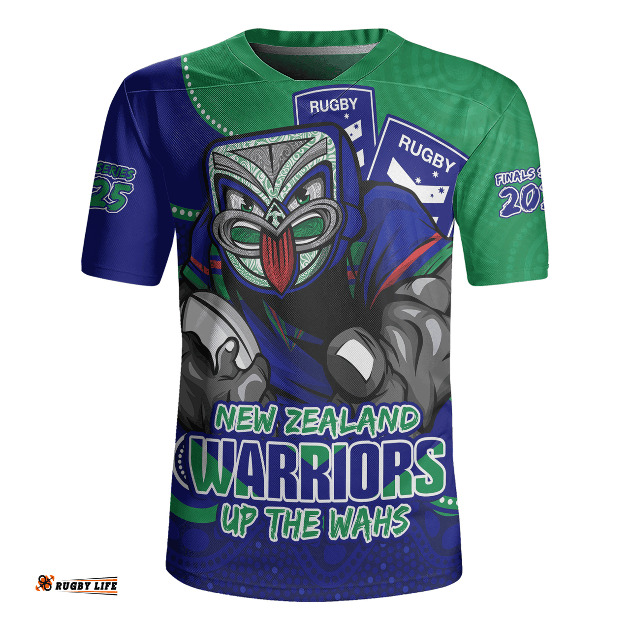 New Zealand Warriors Battle For Glory Rugby Finals Edition Rugby Jersey