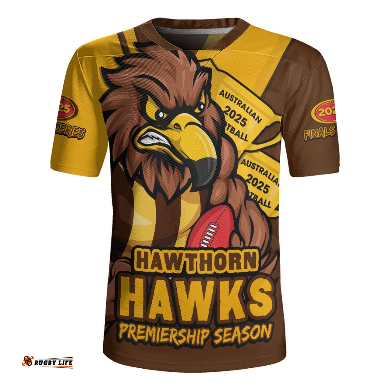 Hawthorn Australian Football Finals Premiership Spirit Rugby Jersey