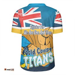 Gold Coast Titans Happy Australia Day We Are One And Free Rugby Jersey