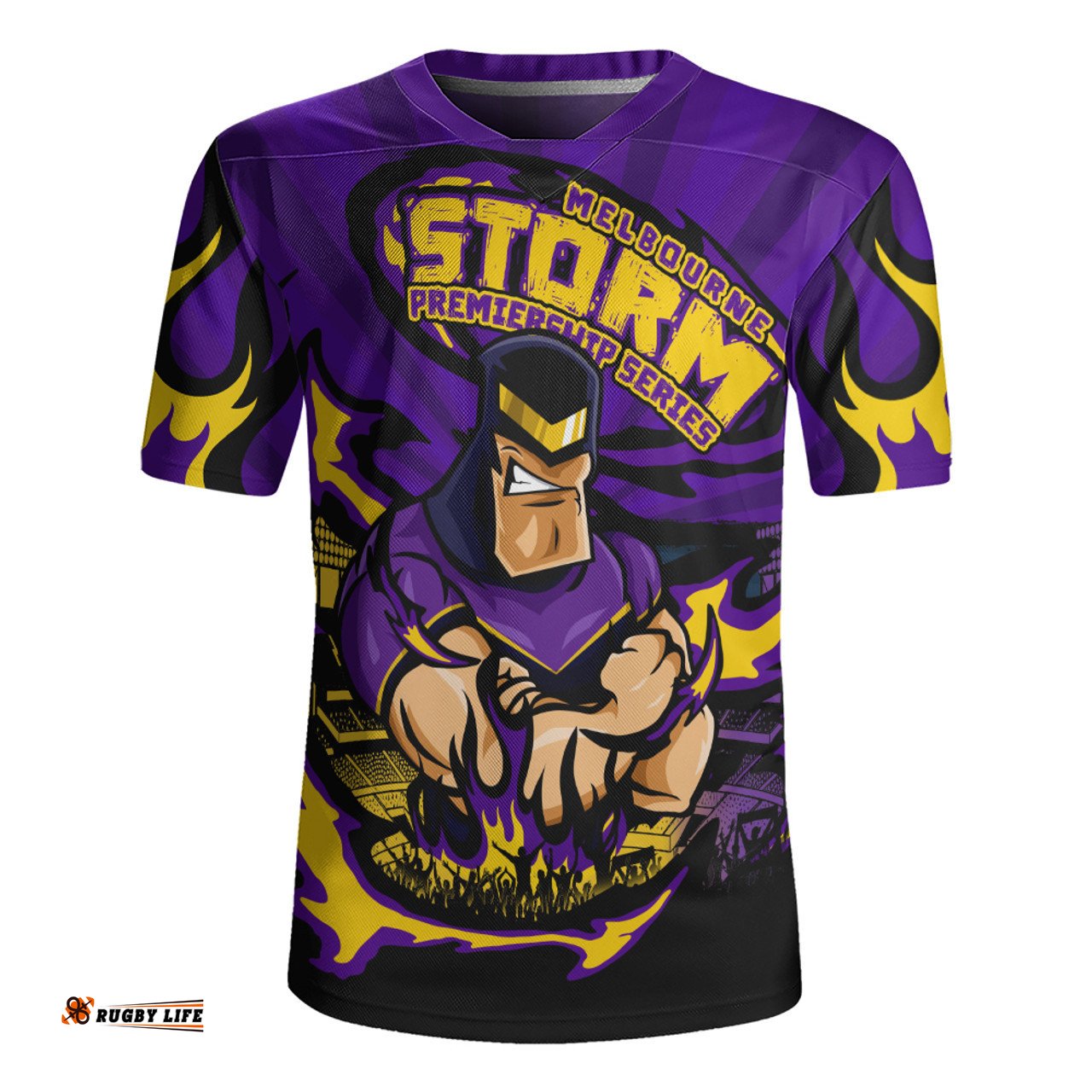 Melbourne Storm Premiership Series Sports Gear Rugby Jersey