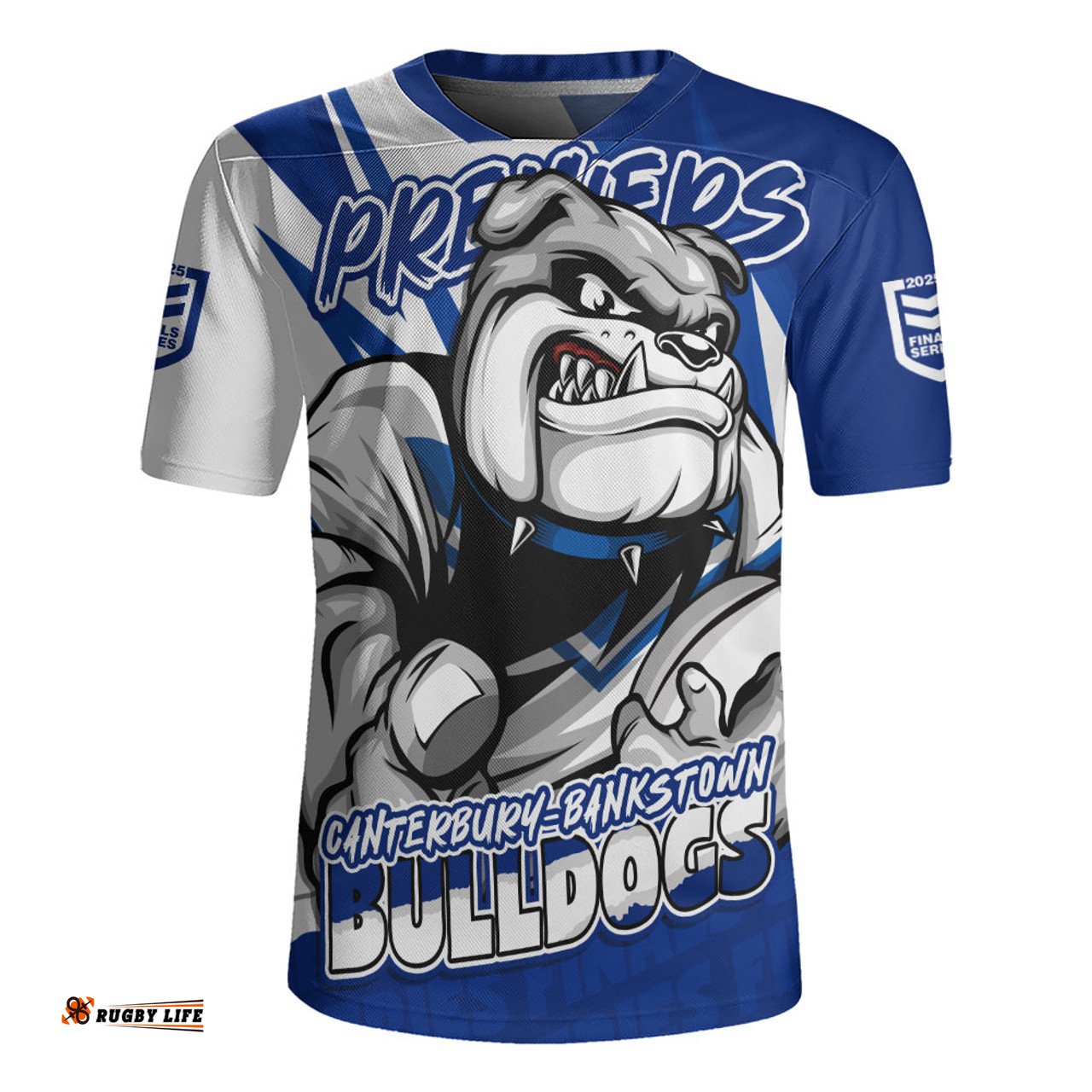 Canterbury Bankstown Bulldogs Chasing Victory 2025 Final Series Pride Rugby Jersey