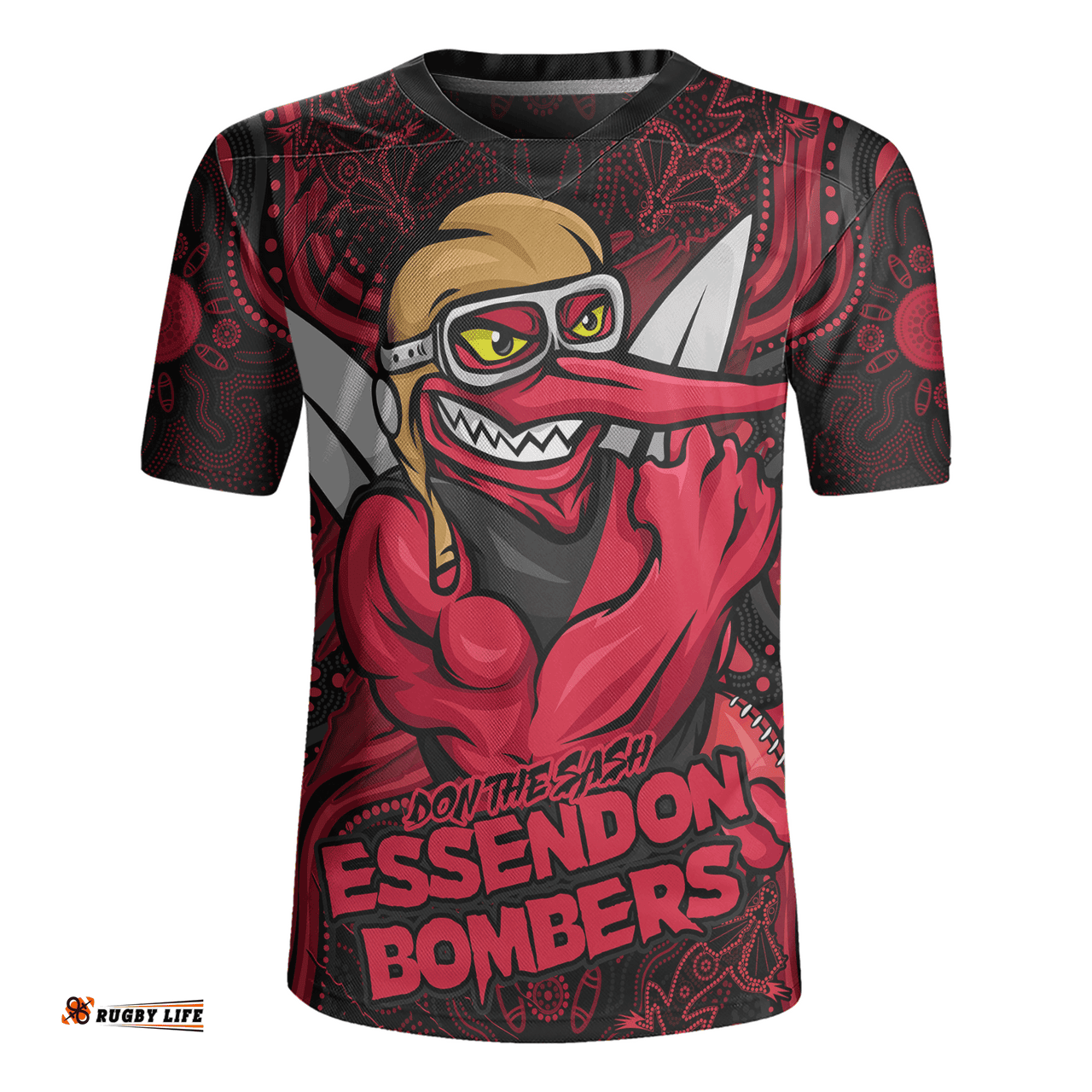 Essendon Spirit Warriors Of The Game Rugby Jersey