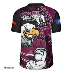 Manly Warringah Sea Eagles NAIDOC Indigenous Warrior Spirit Rugby Jersey