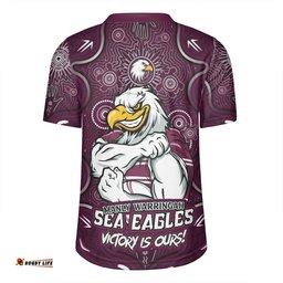 Manly Warringah Sea Eagles Aboriginal Pattern Inspired Victory Is Ours Rugby Jersey