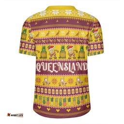 Queensland Big Things Christmas Custom The Big Pineapple Rugby Jersey