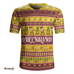 Queensland Big Things Christmas Custom The Big Pineapple Rugby Jersey