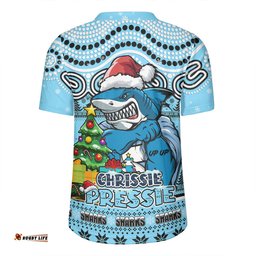 Cronulla Sutherland Sharks Aussie Ugly Christmas For Die Hard Fan Supporters Rugby Jersey