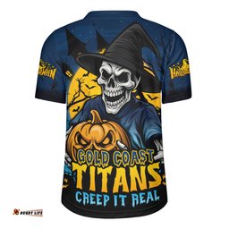 Gold Coast Titans Dark Moon Rugby Halloween Battle Edition Rugby Jersey