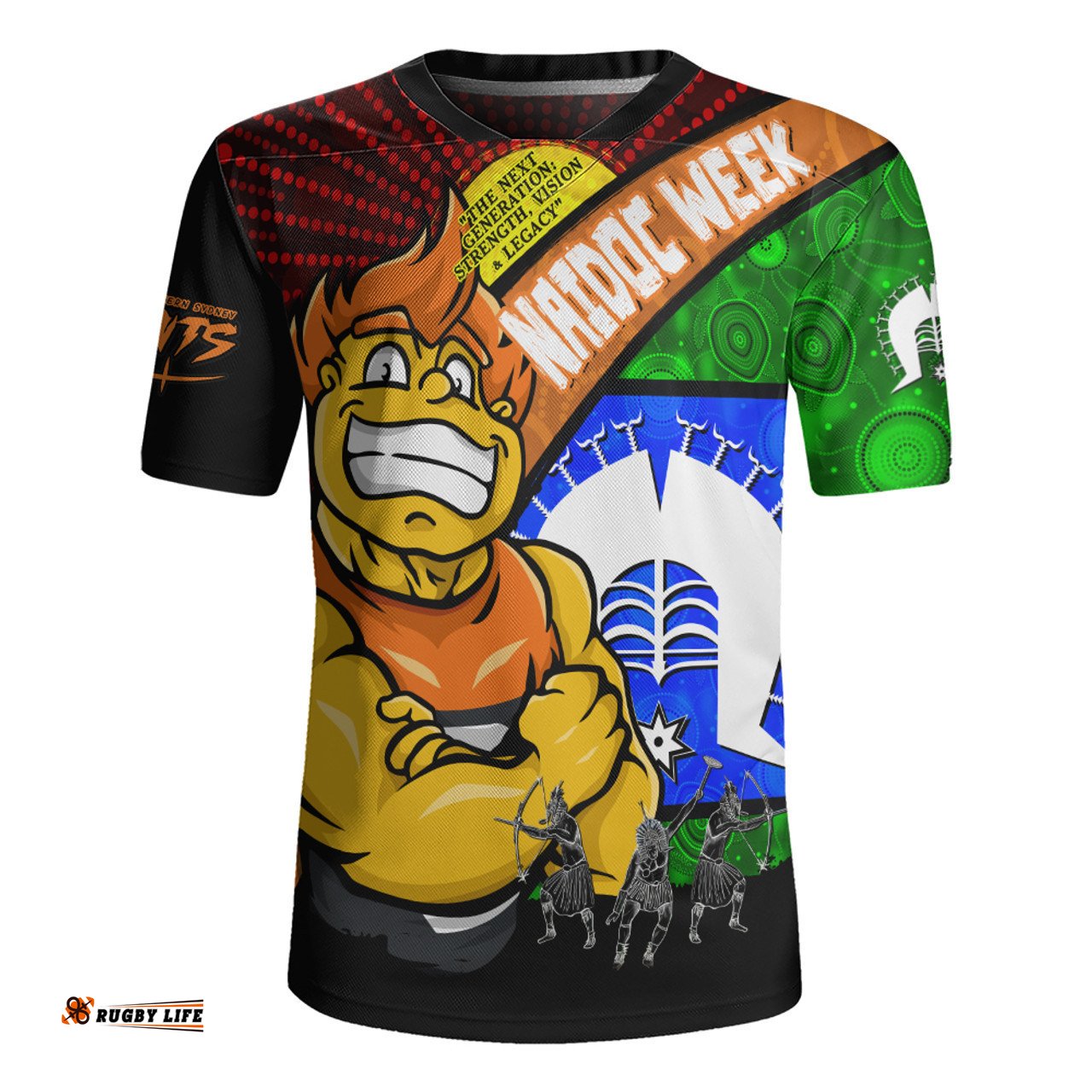 GWS GIANTS NAIDOC Week Pride Edition Rugby Jersey