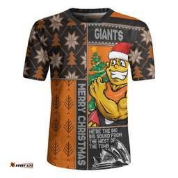 GWS GIANTS Merry Christmas Knit Style Festive Spirit Rugby Jersey