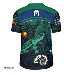 Indigenous Australian Aboriginal Turtle Of The Dreaming NAIDOC Edition Rugby Jersey