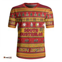 South Australia Christmas Custom Happy Chrissie Ugly Style Rugby Jersey