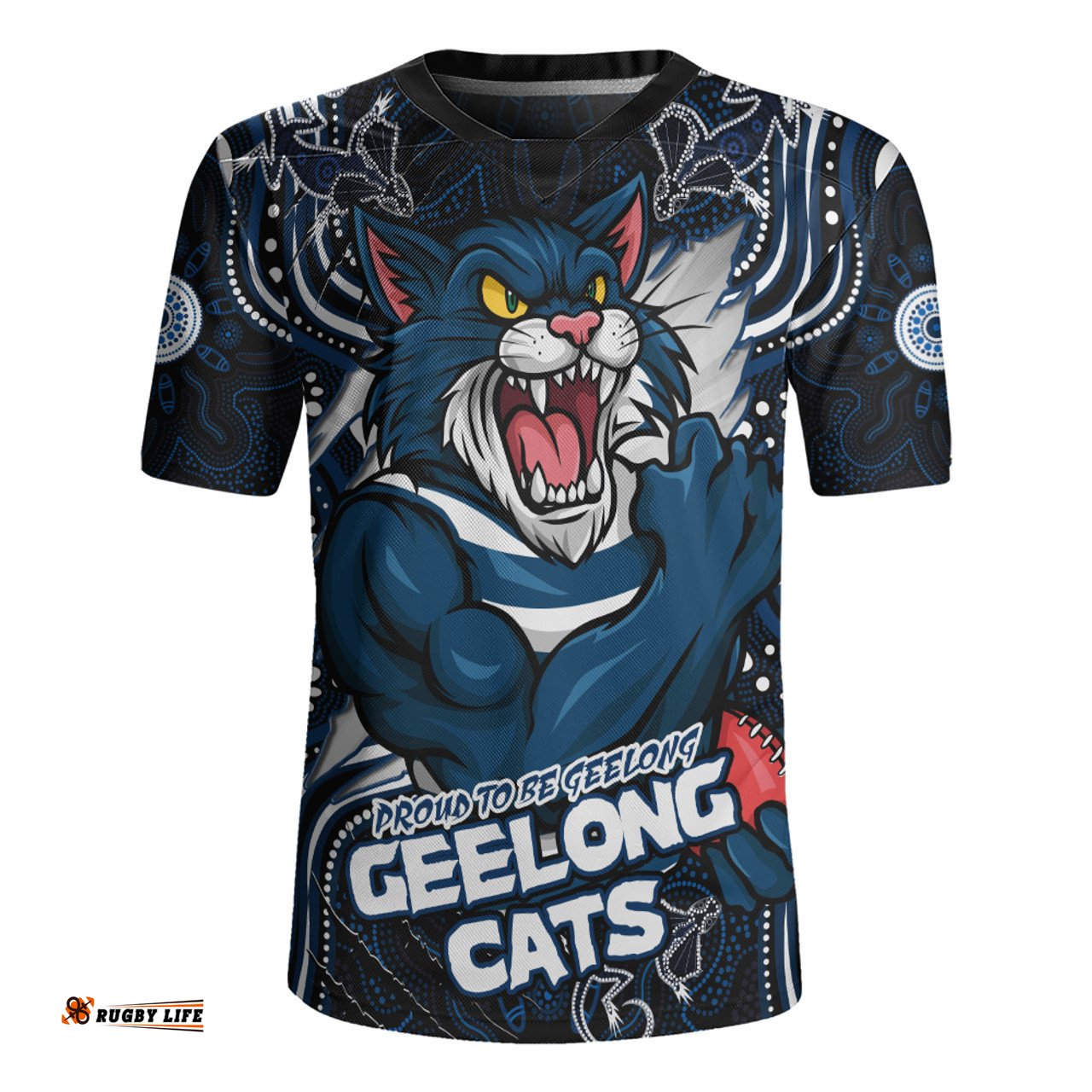 Geelong Cats Spirit Warriors Of The Game Rugby Jersey