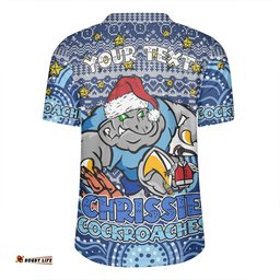 New South Wales Cockroaches Christmas Custom Christmas Knit Patterns Vintage Jersey Ugly Rugby Jersey