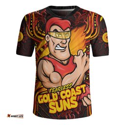 Gold Coast SUNS Spirit Warriors Of The Game Rugby Jersey