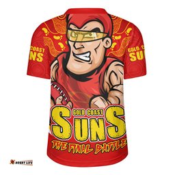 Gold Coast SUNS Final Clash Battle Edition Rugby Jersey