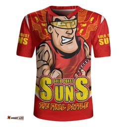 Gold Coast SUNS Final Clash Battle Edition Rugby Jersey