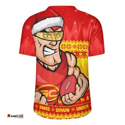 Gold Coast SUNS Merry Christmas Down Under Footy Power Style Rugby Jersey