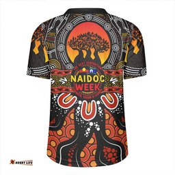 Indigenous Australian Aboriginal Naidoc Week Voices Of The Land Rugby Jersey