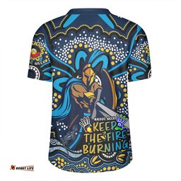 Gold Coast Titans Aboriginal Inspired Naidoc Week Custom For Die Hard Fan Supporters Rugby Jersey