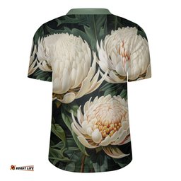 Copy of Australia Waratah White Waratah Flowers Fine Art Ver2 Rugby Jersey