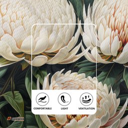 Copy of Australia Waratah White Waratah Flowers Fine Art Ver2 Rugby Jersey
