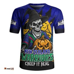 New Zealand Warriors Dark Moon Rugby Halloween Battle Edition Rugby Jersey