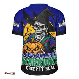 New Zealand Warriors Dark Moon Rugby Halloween Battle Edition Rugby Jersey