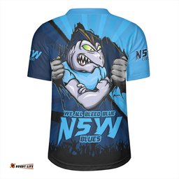 New South Wales Blues Origin Battleground Blues Unleashed Rugby Jersey