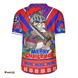 Newcastle Knights Christmas Custom Newcastle Knights Santa Aussie Big Things Rugby Jersey