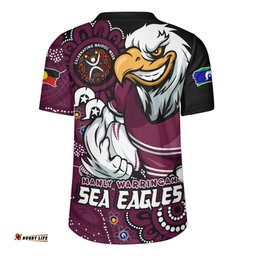 Manly Warringah Sea Eagles Power Through Generations NAIDOC Edition Rugby Jersey