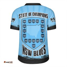 New South Wales Blues Dynasty Of Blues Rugby Jersey