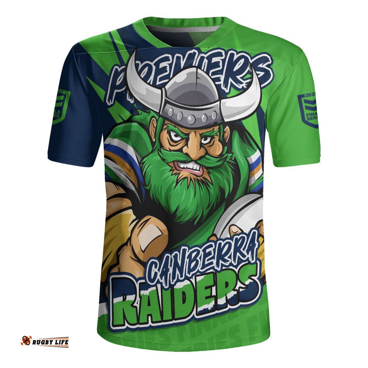 Canberra Raiders Chasing Victory 2025 Final Series Pride Rugby Jersey